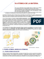 estructura atomica de la materia