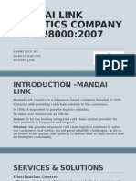 Mandai Link Logistics Company - Iso 28000