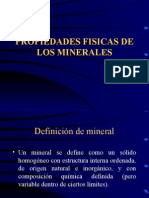 Propiedades Físicas de Los Minerales