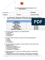 Actividades Integradoras Tipo Simce N°07.matemática.4°básico