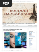 Boudoir Da Maquiagem_ Tudo Sobre o Trabalho Do Maquiador Profissional Na França
