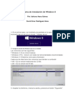 Pasos Del Programa de Instalaci N de Windows 8