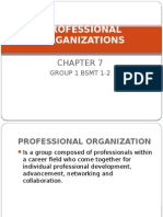 Professional Organizations 