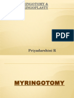 Myringotomy & Myringoplasty