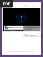 OWASP MSTG Alpha - Release PDF