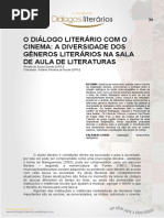 O Diálogo Literário Com o Cinema