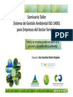 Exposicion ISO 14000 Seminario Taller PDF