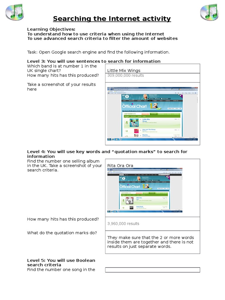 Online Search Techniques and Criteria | PDF