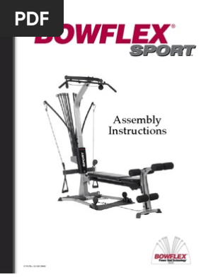 Bowflex Sport Assembly Manual Pdf Nut Hardware Screw