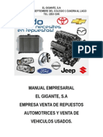 Manual EmpresManual Empresarial El Gigantearial El Gigante