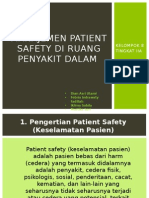 Manajemen Patient Safety Di Ruang Penyakit Dalam