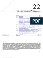 Electrolytic Processes