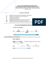 Formula Calculo de Aranceles Fcarm Zona A