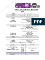 Master Schedule Revised Final 09 22 15