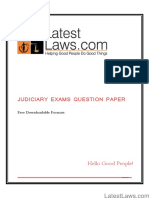 Bihar Judicial Service Prelims Exam, 2000