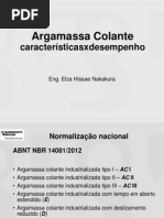 Argamassa Colante procedimentos.