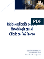Metodolog+¡a para Calcular El FAS Desde El FOB