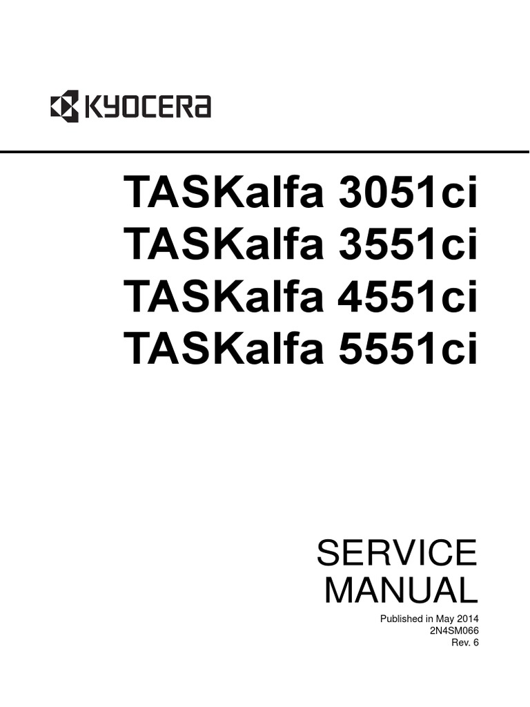 Kyocera Ta 3051ci 3551ci 4551ci 5551ci Service Manual Rev 6 Pdf Electrical Connector Equipment
