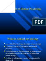 Clinical Psychology