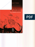 TAUSSIG - O Diabo e A Cosmogênese Do Capitalismo E O Diabo Nas MinasO Diabo e o Fetichismo Da Mercadoria