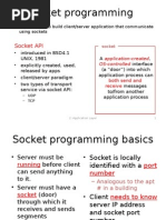 UDP and TCP Sockets in Java