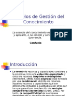 Modelos de Gestión Del Conocimiento Presentacion