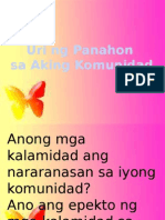 AP Uri NG Panahon