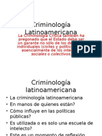 Criminología Latinoamericana