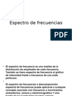 Espectro de Frecuencias