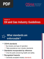 22 Oil Gas Industry Guidelines