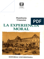 La Experiencia Moral - H. Gianinni