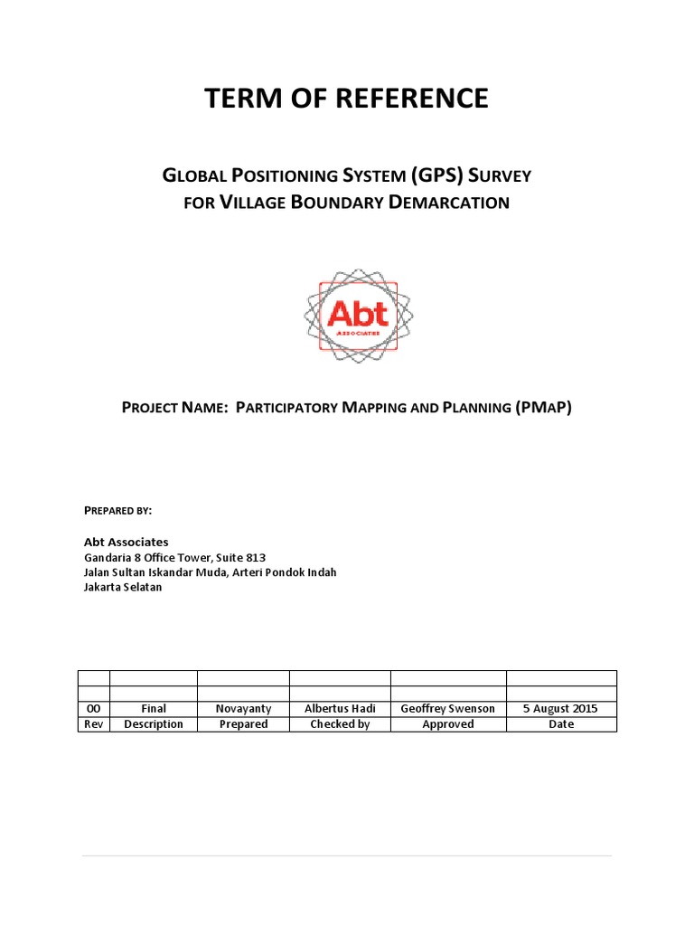 GPS Survey for Village Boundaries | PDF | Surveying | Global ...