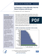 Behind International Rankings of Infant Mortality - How The US Compares With Europe
