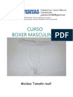 Moldes y Curso de Boxer Masculino