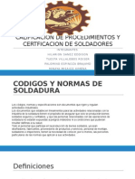 Calificacion de Procedimientos y Certficacion de Soldadores 1