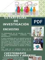 Estratecgias de Investigación