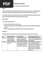 Written Assessment Task One Feedback