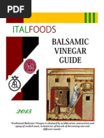 2015 Italfoods Balsamic Guide