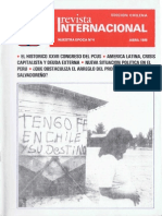 Revista Internacional - Nuestra Epoca N°4 - Edición Chilena - Abril 1986