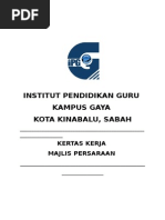 Kertas Kerja Majlis Persaraan