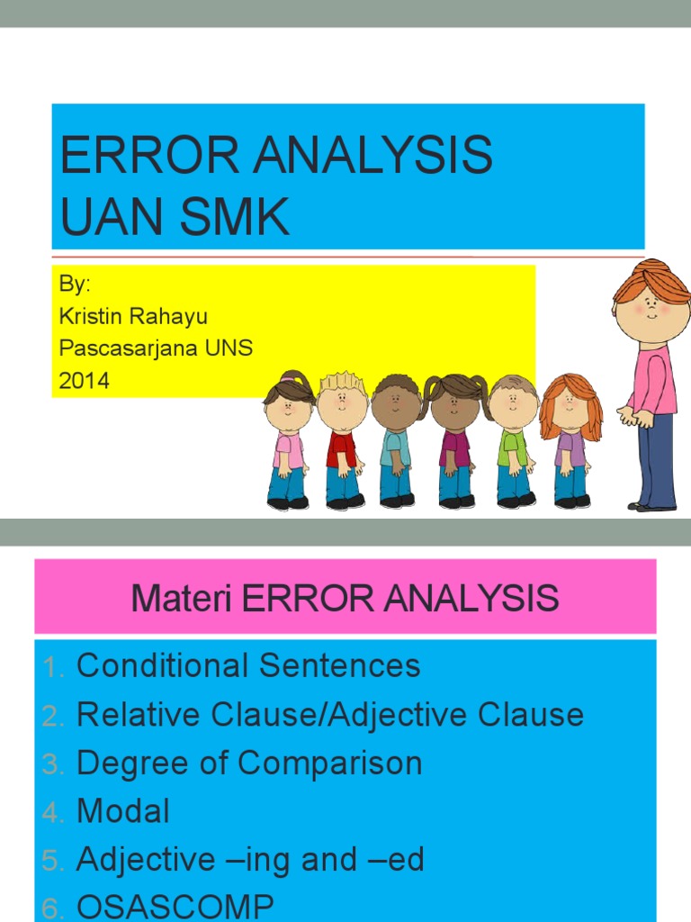 Error Analysis in English Grammar | PDF