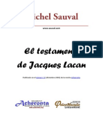 El Testamento de Lacan