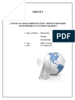 MBA C -Sector Analysis of Telecommunication- Service Providers