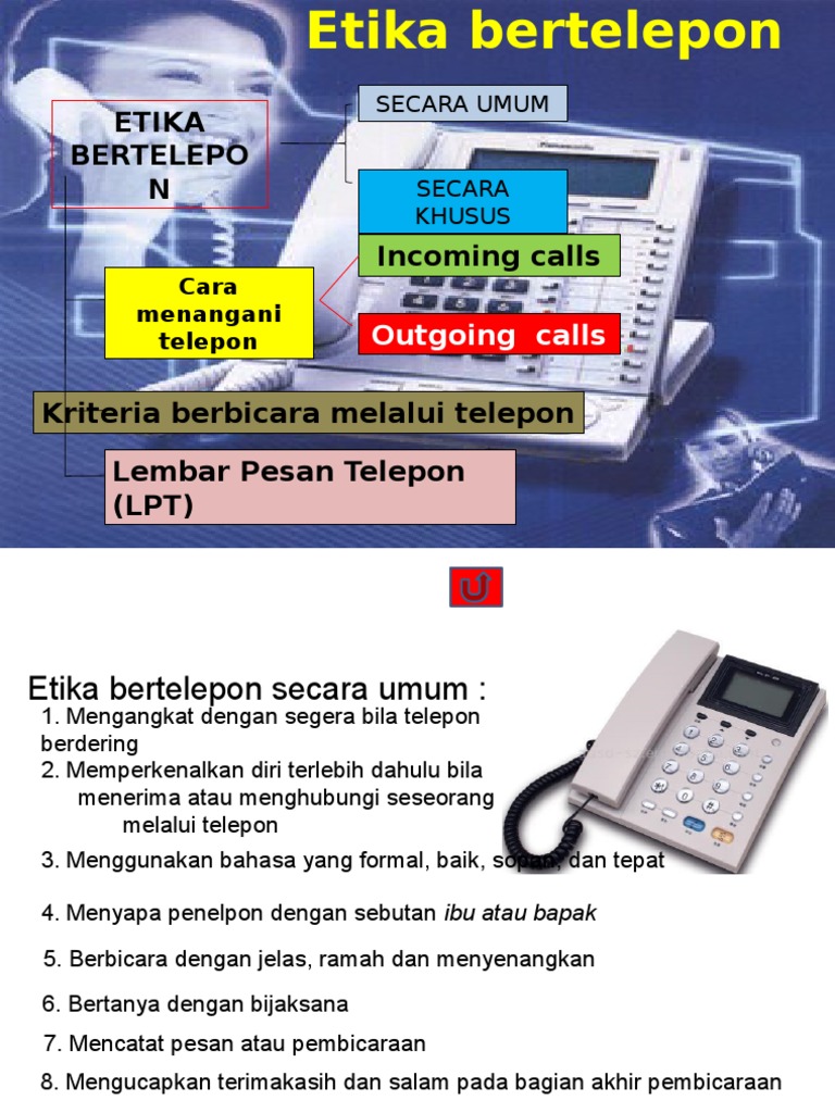 Etika penanganan telepon