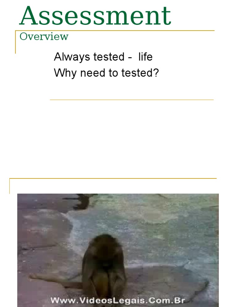 Always Tested - Life Why Need To Tested? | PDF | Educational Assessment ...