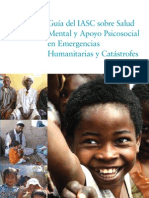 GUIA IASC Sobre salud mental y apoyo psicosocial en situaciones de emergencias humanitarias y catástrofe