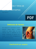 HERIDAS Antisepticos en Cirugia