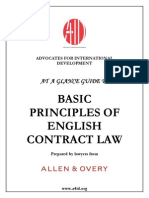 English Contract Law