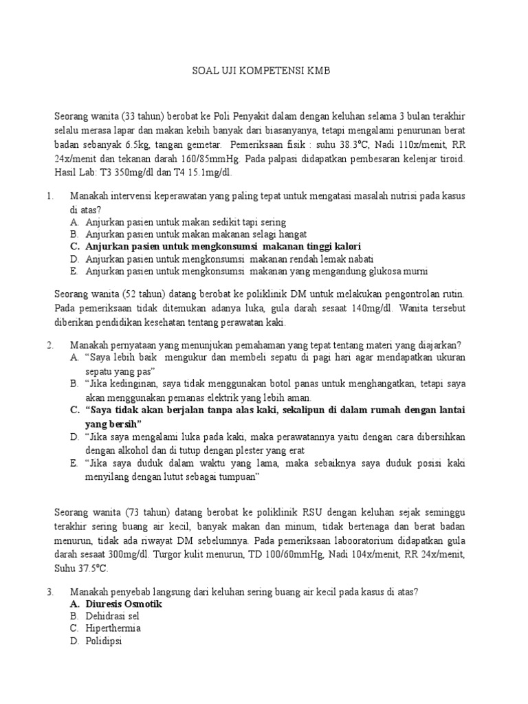 Soal Uji Kompe Kmb Gabungan