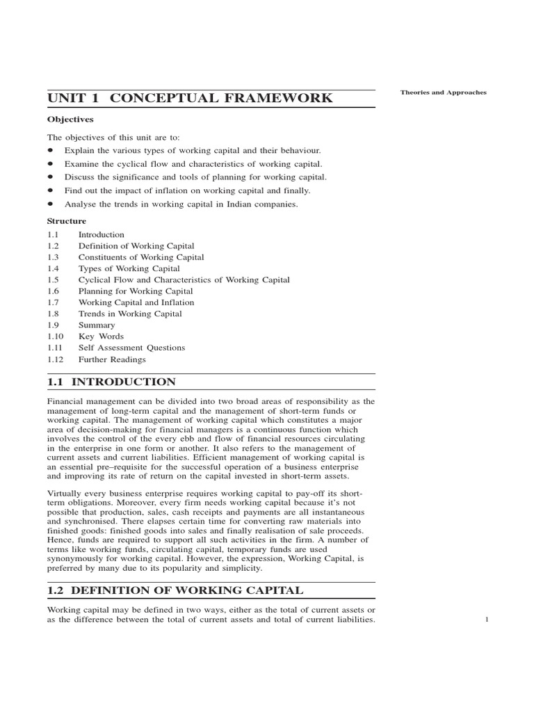 Working Capital Management Insights | PDF | Inflation | Working Capital